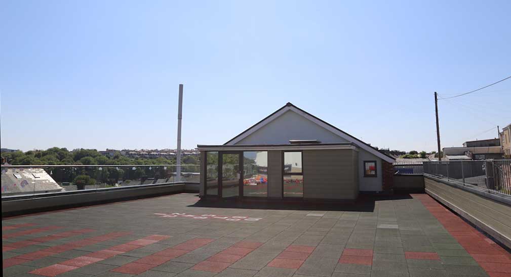 Outside play areas Achievers Day Nursery Plymouth